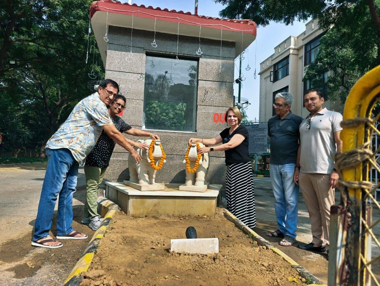 🌺 Main Gate Beautification Completed