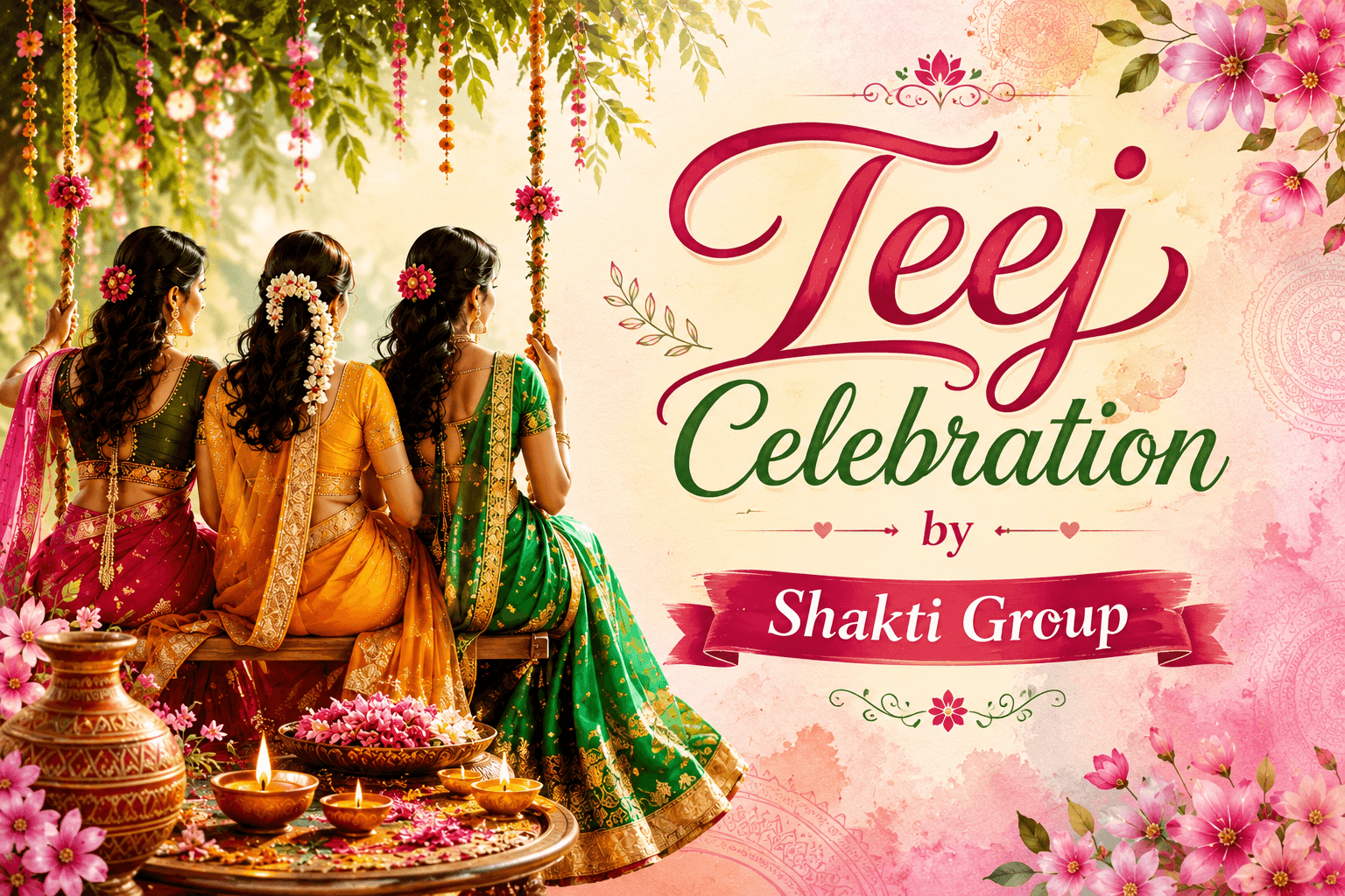 πΈ Teej Celebration at Greenwood City! πΈ